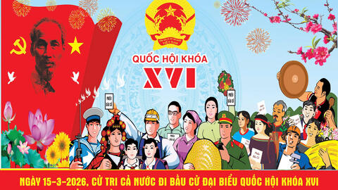BẦU CỬ ĐẠI BIỂU QUỐC HỘI KHÓA XVI VÀ ĐẠI BIỂU HỘI ĐỒNG NHÂN DÂN CÁC CẤP NHIỆM KỲ 2026-2031
